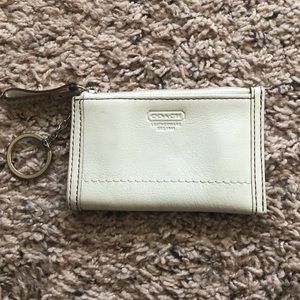 Coach key ring card holder